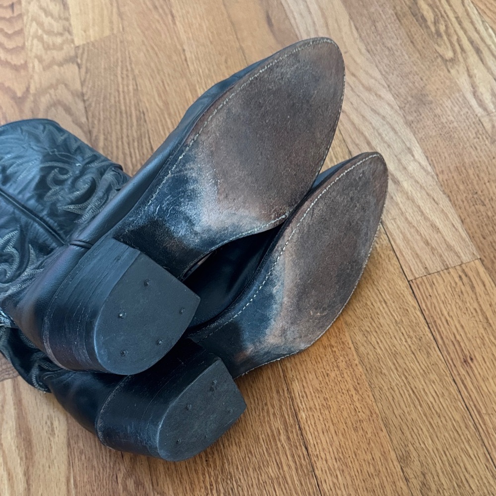 Dan Post Midnight Black Western Boots - Picture 6 of 9